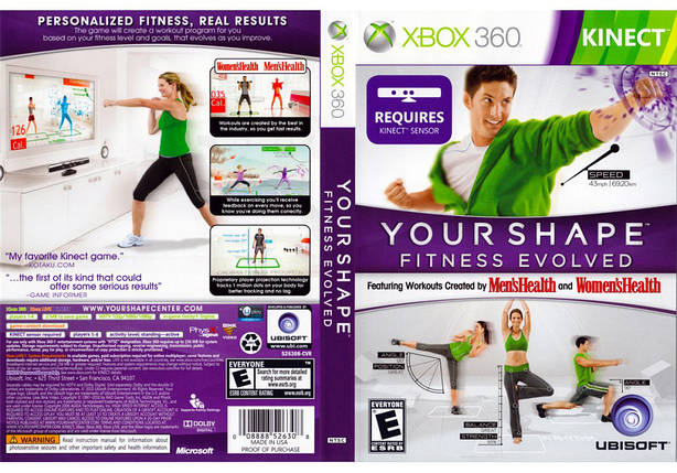 Гра для ігрової консолі Xbox 360, [Kinect] Your Shape: Fitness Evolved (LT 3.0, LT 2.0), фото 1