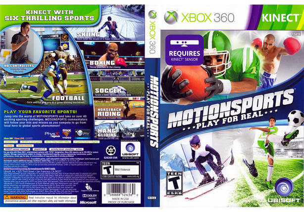 Гра для ігрової консолі Xbox 360, [Kinect] MotionSports: Play for Real (LT 3.0, LT 2.0), фото 1