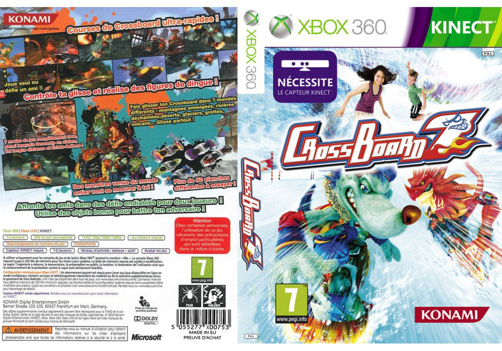Гра для ігрової консолі Xbox 360, [Kinect] Crossboard 7 (LT 3.0, LT 2.0)