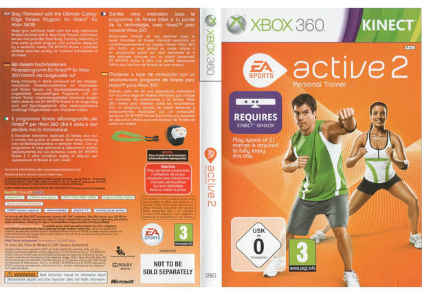 Гра для ігрової консолі Xbox 360, [Kinect] EA Sports Active 2 (LT 3.0, LT 2.0), фото 1