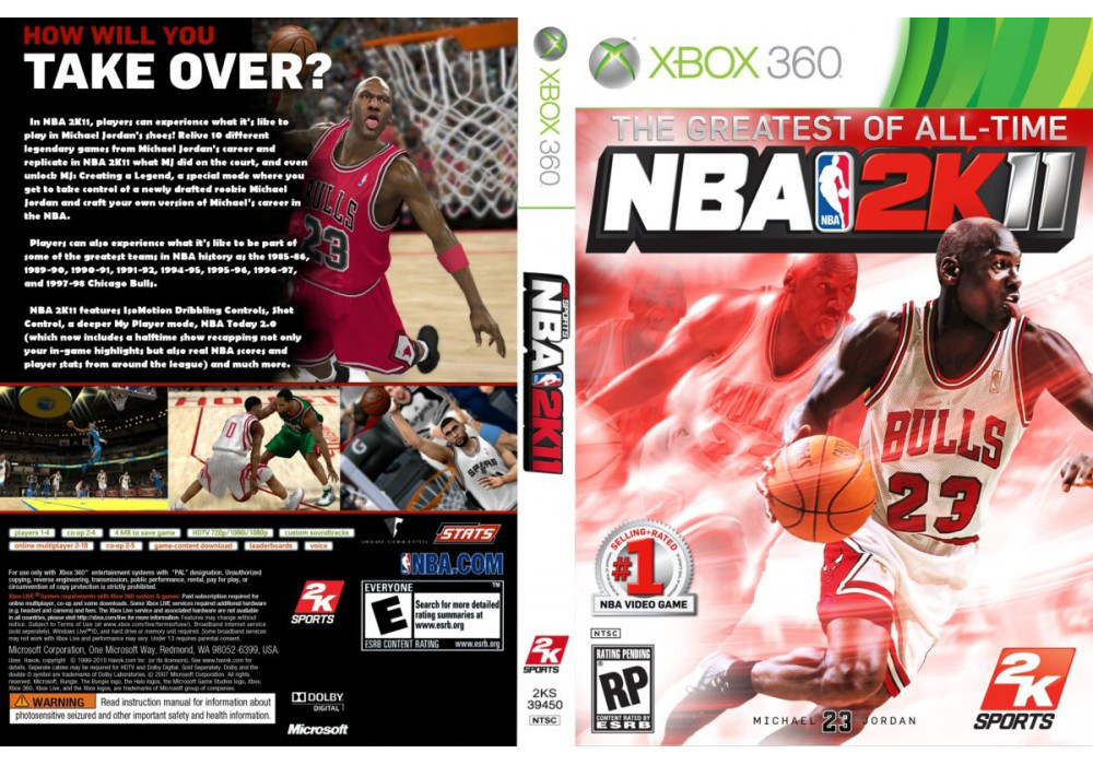 Гра для ігрової консолі Xbox 360, NBA 2K11 (LT 3.0, LT 2.0)