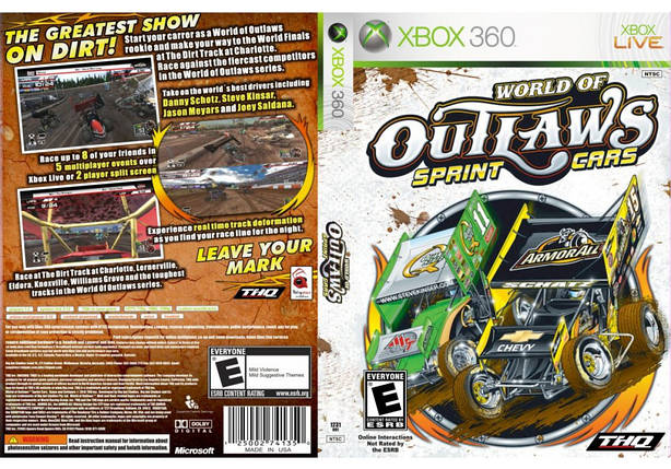 Гра для ігрової консолі Xbox 360, World of Outlaws: Sprint Cars (LT 3.0, LT 2.0), фото 1