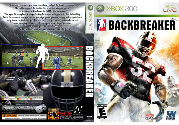 Гра для ігрової консолі Xbox 360, Backbreaker (LT 3.0, LT 2.0), фото 1