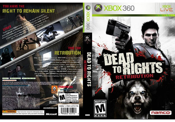 Гра для ігрової консолі Xbox 360, Dead to Rights: Retribution, фото 2