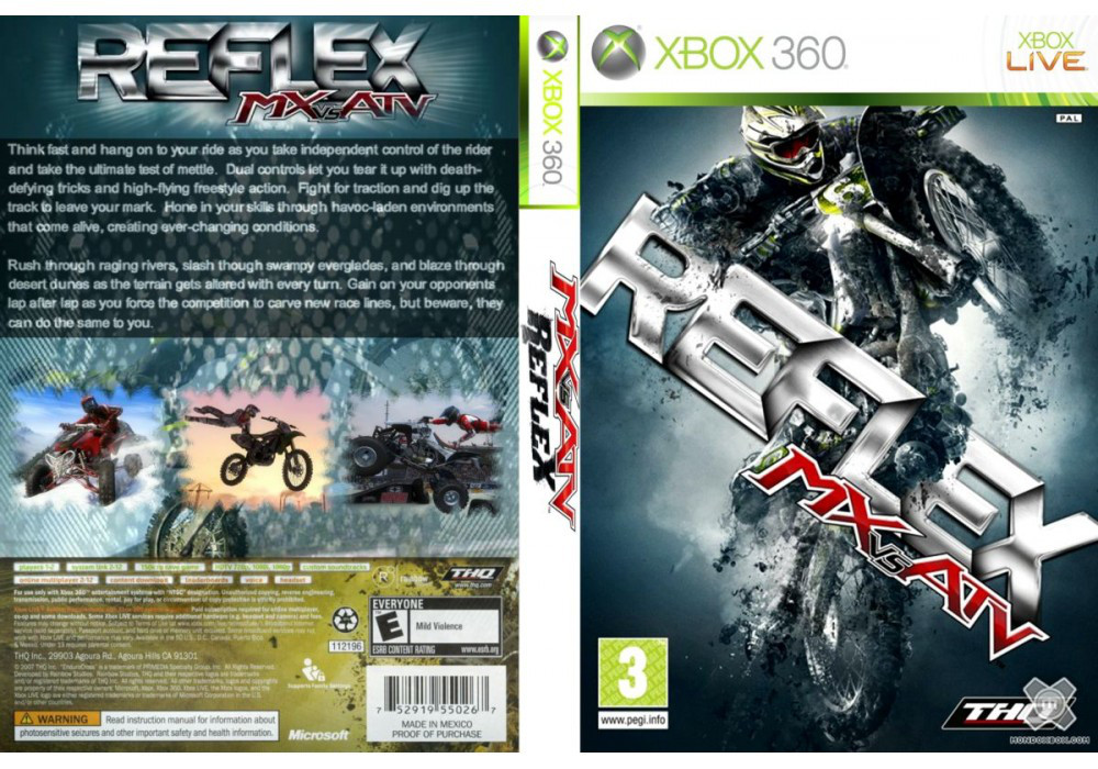 Гра для ігрової консолі Xbox 360, MX vs ATV: Reflex (LT 3.0, LT 2.0) - фото 1 - id-p701875883