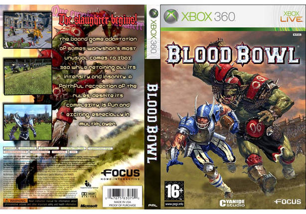 Гра для ігрової консолі Xbox 360, Blood Bowl (LT 3.0, LT 2.0), фото 1