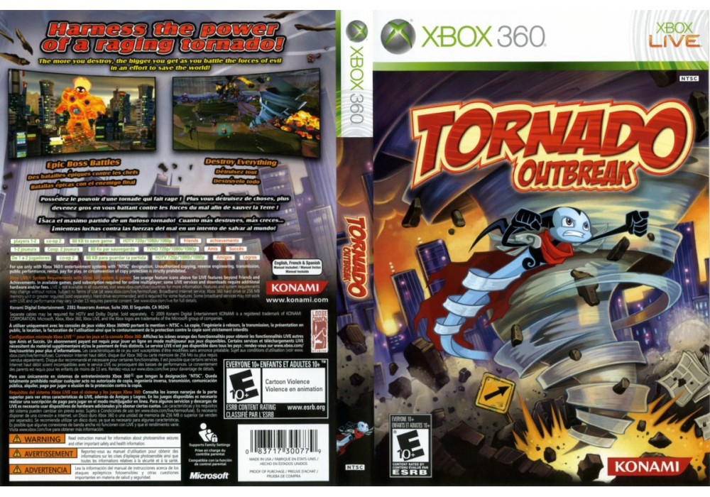 Гра для ігрової консолі Xbox 360, Tornado Outbreak (LT 3.0, LT 2.0)