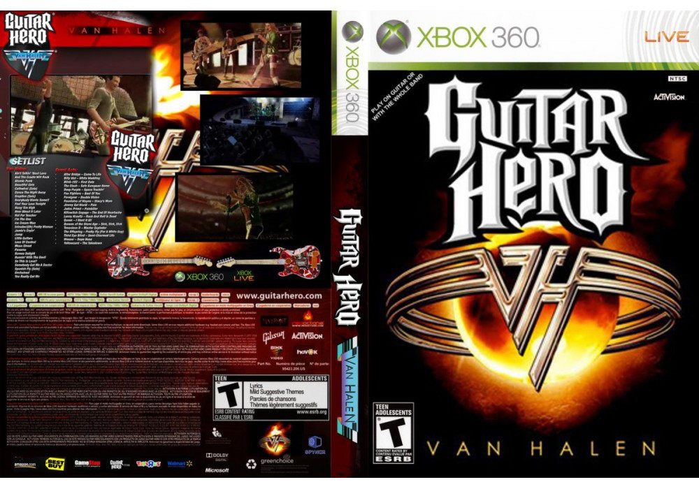 Гра для ігрової консолі Xbox 360, Guitar Hero: Van Halen (LT 3.0, LT 2.0)