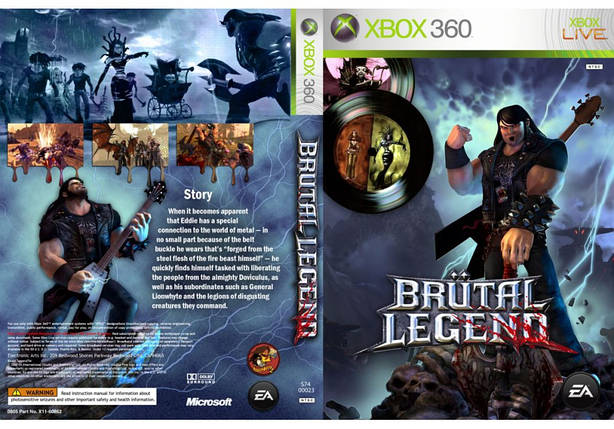 Гра для ігрової консолі Xbox 360, Brutal Legend (LT 3.0, LT 2.0), фото 1