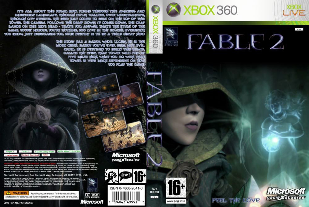 Гра для ігрової консолі Xbox 360, Fable 2: Game of the Year (LT 3.0, LT 2.0) - фото 1 - id-p701875969