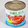 Очищені італійські томати пасата - "Passata di pomodoro" 2550g Solea Pastabella, фото 3