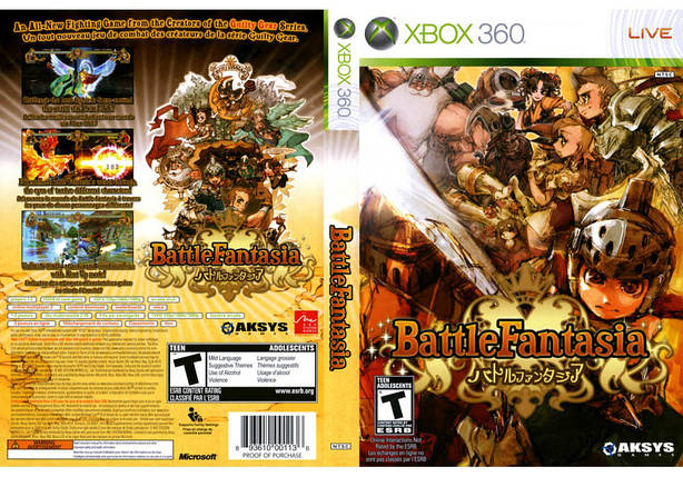 Гра для ігрової консолі Xbox 360, Battle Fantasia (LT 3.0, LT 2.0), фото 1