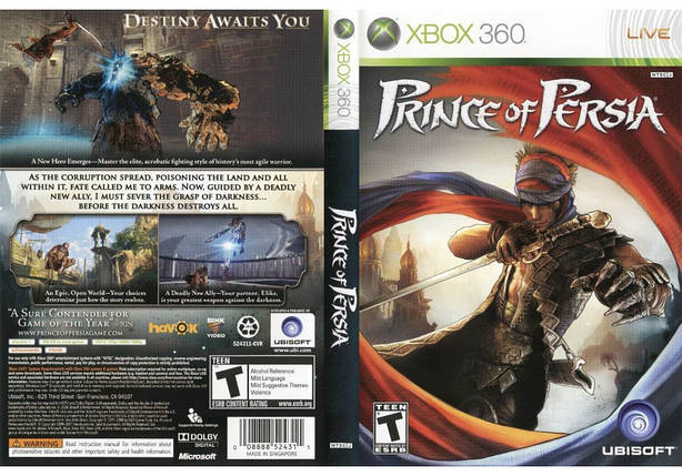 Гра для ігрової консолі Xbox 360, Prince of Persia (LT 3.0, LT 2.0), фото 1