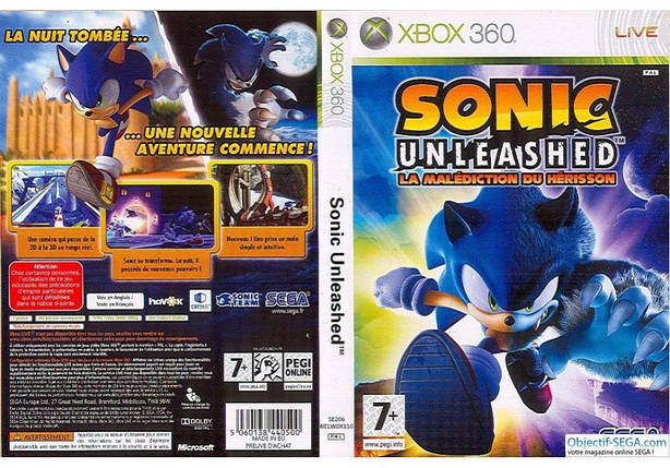 Гра для ігрової консолі Xbox 360, Sonic Unleashed (LT 3.0, LT 2.0), фото 1