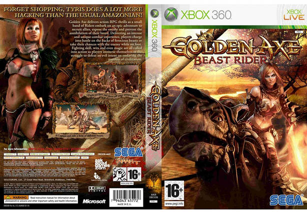 Гра для ігрової консолі Xbox 360, Golden Axe: Beast Rider (LT 3.0, LT 2.0), фото 1