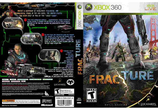 Гра для ігрової консолі Xbox 360, Fracture (LT 3.0, LT 2.0), фото 1