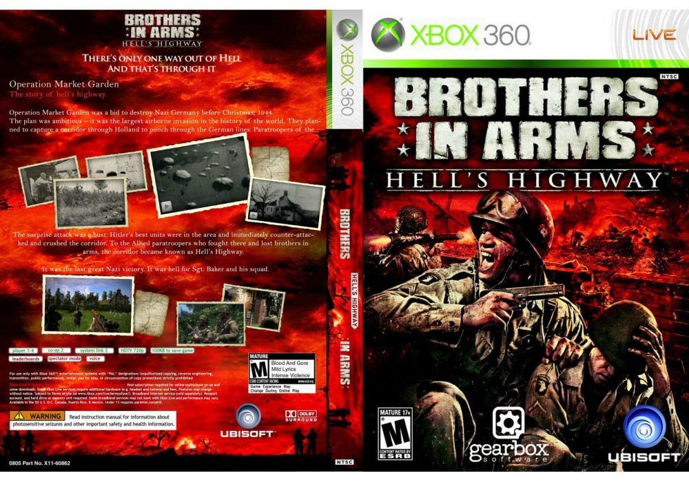 Гра для ігрової консолі Xbox 360, Brothers in Arms: Hell's Highway (LT 3.0, LT 2.0) - фото 1 - id-p701876120