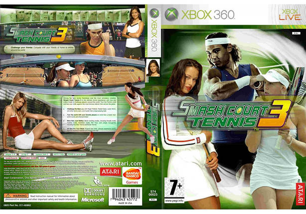 Гра для ігрової консолі Xbox 360, Smash Court Tennis 3 (LT 3.0, LT 2.0), фото 1