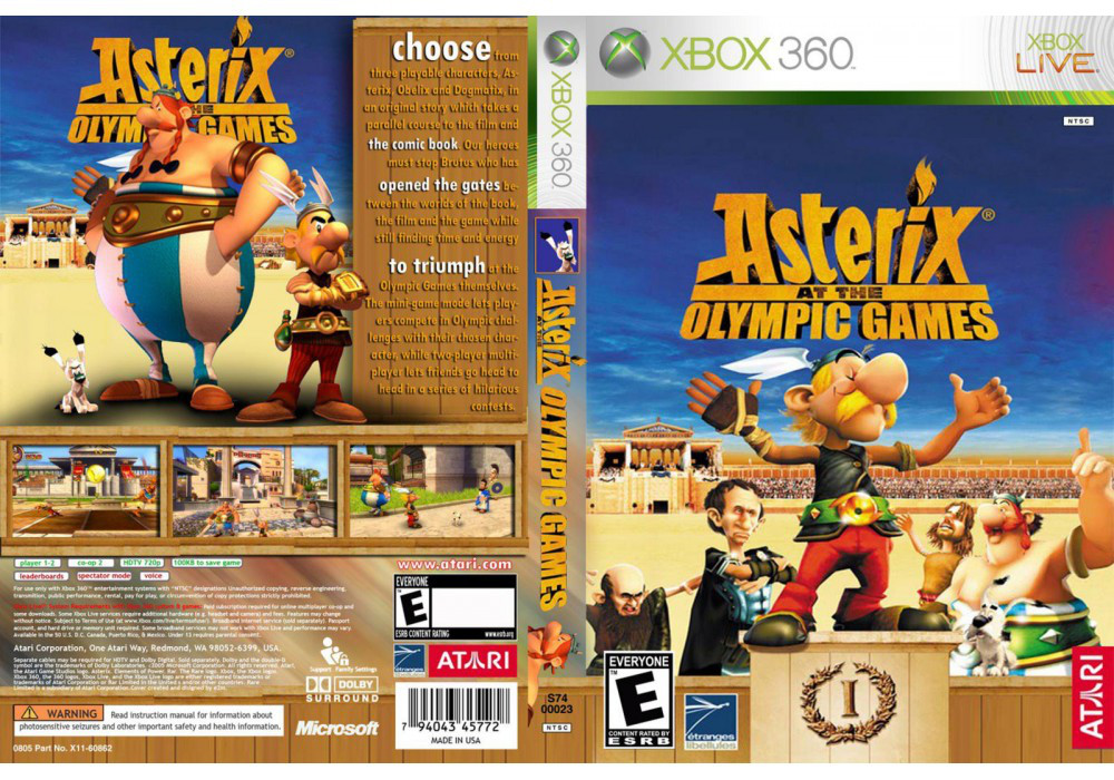 Гра для ігрової консолі Xbox 360, Asterix At The Olympic Games (LT 3.0, LT 2.0)
