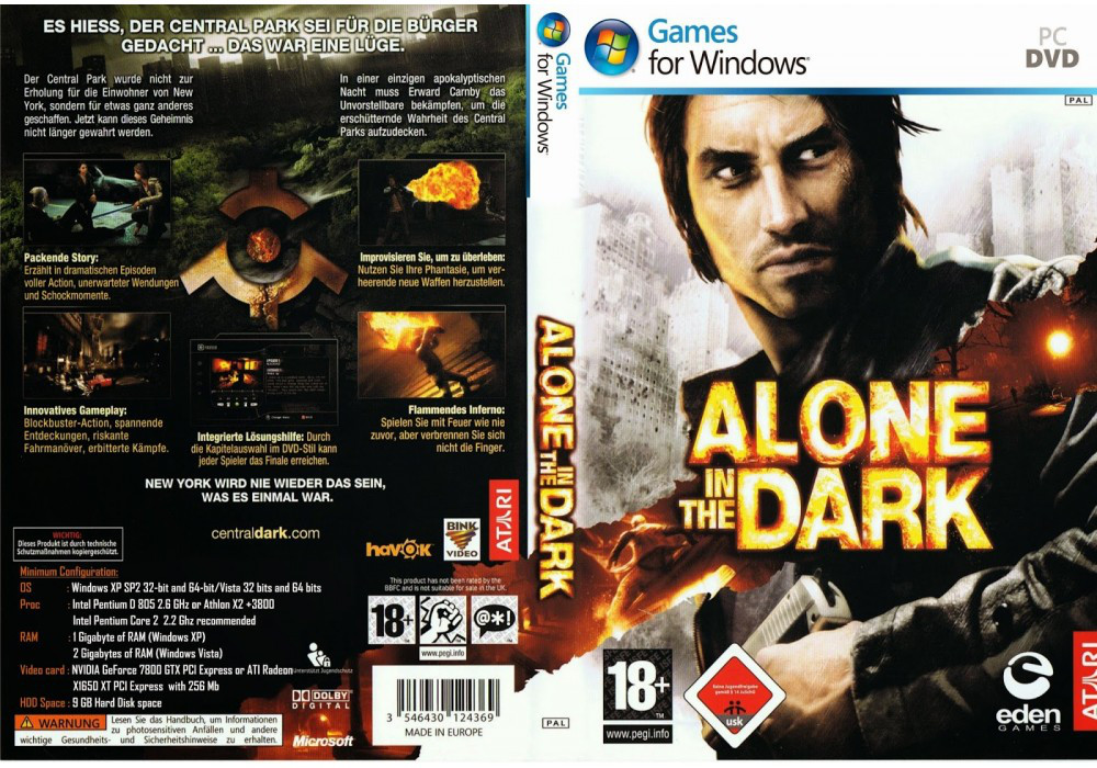 Гра для ігрової консолі Xbox 360, Alone In The Dark (LT 3.0, LT 2.0)