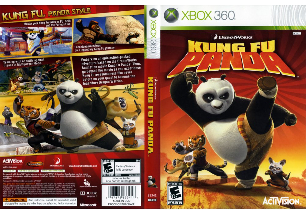 Игра Для Игровой Консоли Xbox 360, Kung Fu Panda (LT 3.0, LT 2.0.
