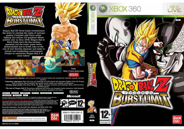 Гра для ігрової консолі Xbox 360, Dragon Ball Z: Burst Limit (LT 3.0, LT 2.0), фото 1