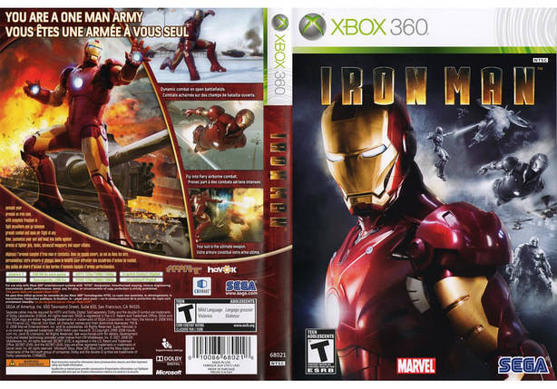 Гра для ігрової консолі Xbox 360, Iron Man (LT 3.0, LT 2.0), фото 1