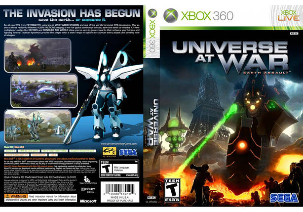 Гра для ігрової консолі Xbox 360, Universe At War Earth Assault (LT 3.0, LT 2.0), фото 1