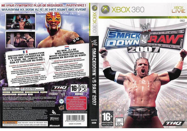 Гра для ігрової консолі Xbox 360, WWE SmackDown! vs. RAW 2007 (LT 3.0, LT 2.0), фото 1
