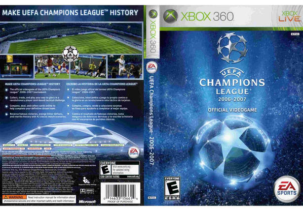 Гра для ігрової консолі Xbox 360, UEFA Champions League 2006-2007 (LT 3.0, LT 2.0), фото 1