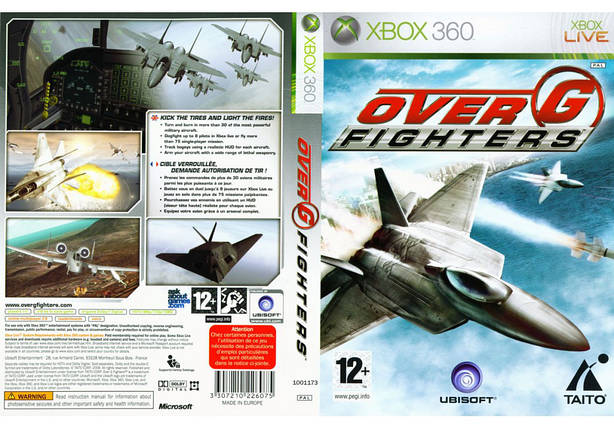 Гра для ігрової консолі Xbox 360, Over G Fighters (LT 3.0, LT 2.0), фото 1