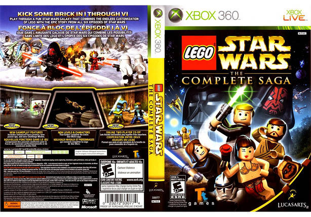 Гра для ігрової консолі Xbox 360, Lego Star Wars: The Complete Saga (LT 3.0, LT 2.0), фото 1