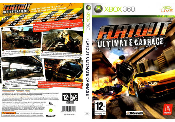 Купити Гра для ігрової консолі Xbox 360, FlatOut: Ultimate Carnage (LT ...