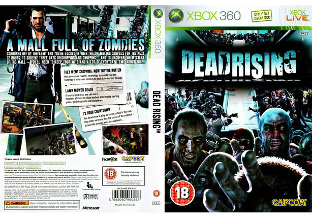 Гра для ігрової консолі Xbox 360, Dead Rising (LT 3.0, LT 2.0), фото 1