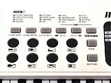 Дитячий синтезатор з мікрофоном від мережі, 200 ритмів, фото 2