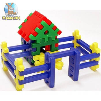 Дитячий конструктор-пазли "Теремок" ИП09.002 G-Rich