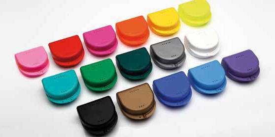 Бокс ортодонтичний, темно- синій, "Dental Market" Італія, фото 1