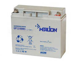 Акумуляторна батарея Merlion agm gp1218M5 12 V 18 Ah ( 180 x 78 x 165 (168)) 4,6 кг