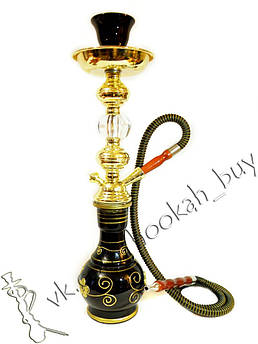 Якісний чорний кальян на 1 трубку (арт. М1-031)