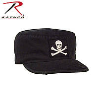 Кепка мужская винтажная черная Ultra Force Vintage Fatigue Cap - Black Jolly Roger размер XL - 59-60