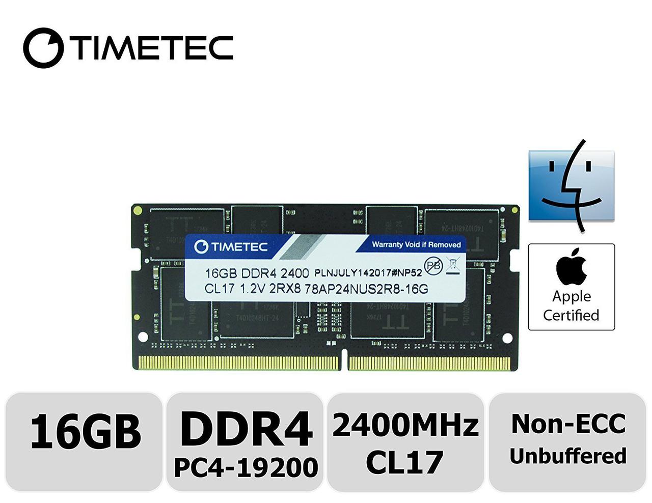 Пам'ять Timetec Hynix IC Apple 16 GB DDR4 2400MHz PC4-19200 SODIMM для ноутбука