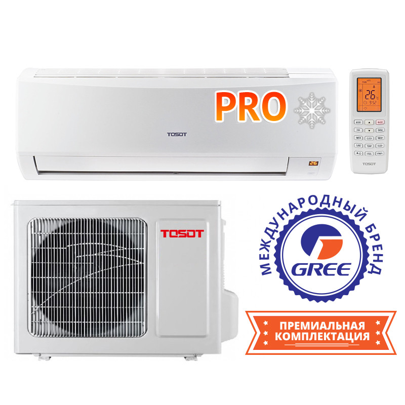 Інверторний кондиціонер спліт система TOSOT NORTH Inverter PRO GK-24NPR