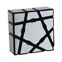 Кубик рубика YongJun 3*3*1 Ghost Cube - серебро Флоппи призрак куб, фото 3