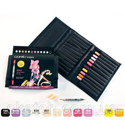 Набір маркерів Copic Ciao Set Witch, у футлярі, 12 шт.