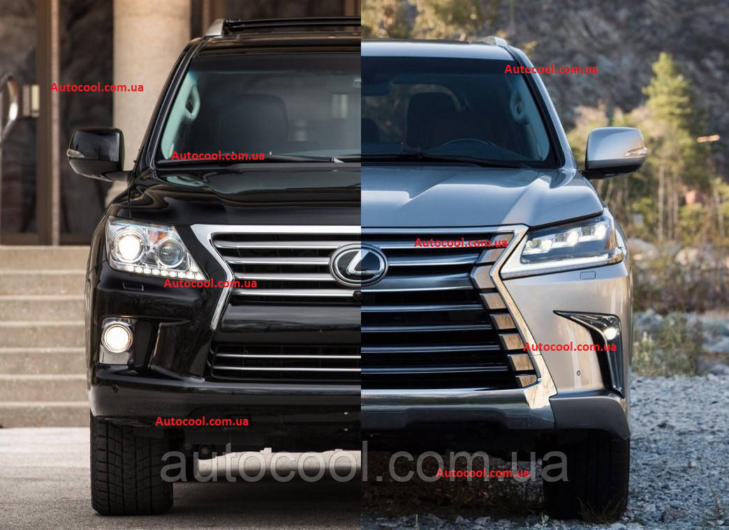 Рестайлінг комплект Lexus LX570 2008-2014 2015+ г.в. стиль TRD, фото 1
