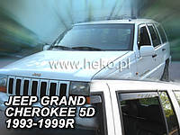Дефлекторы окон (ветровики) Jeep Grand Cherokee 1993r.-1999r. 4шт (Heko)