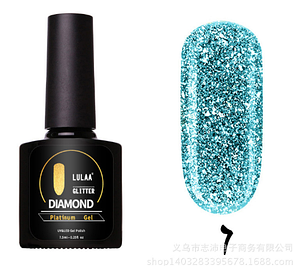 Гель-лак Lulaa Diamond Glitter Platinum gel 7.5 ml No 07