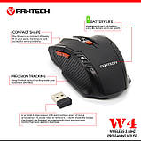Ігрова миша бездротова FANTECH W4 RAIGOR 2000 DPI, Black, Wireless, фото 5