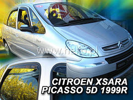 Дефлектори вікон (вітровики) Citroen Xsara Picasso 5D 1999-> 4шт (Heko)