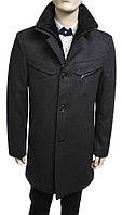 Зимове пальто "Pierre Carlos". Темно-сіре. Чоловіче. Туреччина
